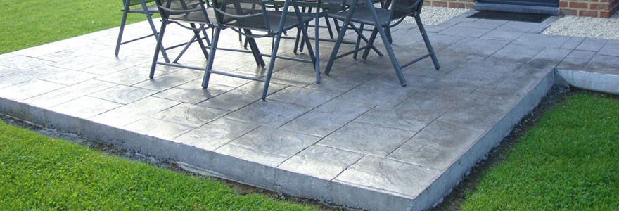 terrasse en béton